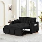 Tmsan 55" Loveseat Pull Out Couch, 