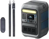 Anker SOLIX C300 Portable Power Station with Adjustable Strap, 288Wh LiFePO4 Battery, 300W (600W Surge) Solar Generator, 140W Two-Way Fast Charging, for Camping, Traveling(Shipped Seperately)