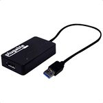 Plugable USB 3.0 to DisplayPort 4K UHD Video Graphics Adapter for Multiple Monitors up to 3840x2160 Supports Windows 11,10, 8.1, 7, and macOS