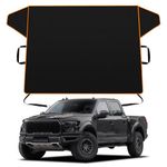 Migaven Windshield Cover for Snow and Ice,Large Enhanced 600D Oxford Fabric Windshield Snow Cover Fits Pickup Truck SUV Car Sedan Car Accessories