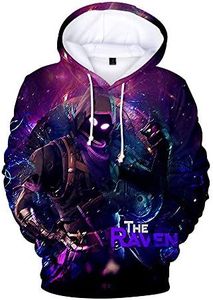 Unisex 3D Printed Hoodies Pullover Sweatshirts Kids with Pockets for Boys and Girls