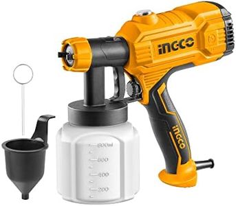 INGCO 450W Corded Paint Sprayer, 800ml Capacity, 50Din-s, 380ml/ min, Electric Spray Gun with 1.5Mm Copper Nozzle