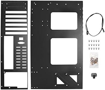 Kopinma Mining Frame Mining ETH Motherboard Bracket Thickened Mining Rig Case Support ITX/Mini ATX for 8 GPU(ATX), Thickened SECC Material, Optimal Heat Dissipation Design