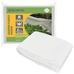 BLOSTM Garden Fleece Plant Protection - Durable Cloth Winter Frost Protection For Plants Protects Up To -6°C, Garden Fleece Frost Protection Roll to Stop Birds, Insects & Pests - 30 Gsm 2M x 10M