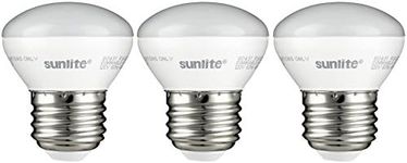 Sunlite LED R14 Mini Flood Light Bulbs, 4 Watts (25W Equivalent), 250 Lumens, Medium (E26) Base, Dimmable, ETL Listed, 2700K Soft White, for China and Curio Cabinet Light, 3 Count