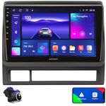 for Toyota Tacoma Radio Upgrade 2005-2015, QLED Touch Screen Car Stereo 9-inch Android 12 Head Unit Replacement with Wireless CarPlay Andriod Auto GPS Navigation 5G WiFi Build in 48EQ FM Radio(3+32G)