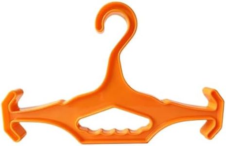 COMANYI 200LB Heavy Hanger Heavy Duty Clothes Hanger(Tactical Ops Orange） | Superior wet suit and drysuit hanger that prevents slipping when hanging scuba diving gear vertically.