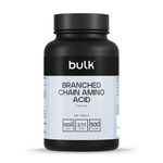 Bulk Pure Branched Chain Amino Acid (BCAA) Tablets, 1000 mg, Pack of 100, 20 Servings, Packaging May Vary