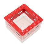 Dioche Emergency Stop Button Cover Lockout for Industry, Waterproof Push Button Switch Protector with Unique Design, Box Type Transparent Push Button Switch Cover