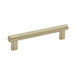 Amerock | Kitchen Cabinet Pull | Golden Champagne | 6-5/16 in (160 mm) Center-to-Center | Bronx | 1 Pack | Furniture Hardware | Cabinet Handle | Bathroom Drawer Pull