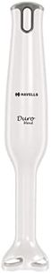 Havells Duro Blend 300 W Hand Blender | Low Noise Copper DC Motor | Rust-Free 304 SS Blades | Double Wall |Detachable Stem | 2 Speed Settings | Double Bush Technology | 2 Years Warranty