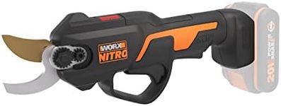 WORX Nitro 18V (20V Max) Electric Cordless Pruning Shears, PowerShare, Brushless, 25mm Cut Capacity, Orchard and Garden, Tool only, WG330E.9