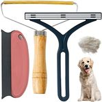 3 Pack Uproot Lint Cleaner Pro Pet Hair,Reusable Lint Remover Shaver &Non-Damaging Fabric Carpet Scraper,Easy Pet Hair Remover for Couch, Carpet, Furniture and Clothe