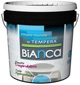 BIANCA Pittura murale extratraspirante FUSTO DA 14 LT COLORE BIANCO