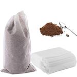 YQL 50PCS Cold Brew Coffee Filter Bags, 6inX10in No Mess Cold Brew Coffee Filters Disposable Mesh Brewing Bags Tea Filter Bag for Cold Brew Coffee or Tea