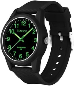 TENOCK Kids Analog Watch Waterproof Learning Time for Boys Girls Ages 4-12