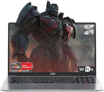 AOC 2025 AX16PRO Ordinateur Portable Gaming 16,1" avec Ryzen 7 5700U (4,3GHz, Battu par I7-11800H) PC Portable Coque en Métal, 16Go RAM DDR4 512Go M.2 SSD,WiFi 6,BT5.0,USB3.2,HDMI,Clavier Rétroéclairé