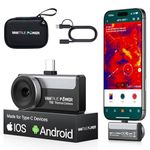 TS2 Thermal Camera for iPhone & Android, Thermal Imaging Camera 512x384 Super Resolution, Infrared Camera 8mm Macro Manual Focus, -4°F~1022°F Temp, Perfect for Home HVAC Inspection