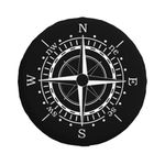 Spare Tire Cover Compass Wheel Protectors Weatherproof Wheel Covers Universal for Trailer SUV Rv Truck Camper Travel Trailer 15inch