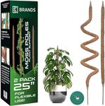 2 Pack Moss Pole - 25'' Bendable Mo