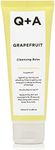 Q+A Grapefruit Cleansing Balm, a Makeup Remover with its soothing combination of oils, gentle cleansers, and grapefruit aroma, a true natural innovation, 125ml / 4.4fl Oz