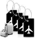 Luggage Tags, 4 Pcs Suitcase Tags, 