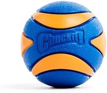 ChuckIt! Ultra Squeaker Ball Dog Toy Ball Durable Rubber Squeaky Dog Ball Chuck It Launcher Compatible Toy For Dogs, 1 Pack, Medium