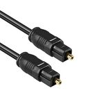 QiCheng&LYS Toslink Digital Optical SPDIF Audio Cable, Optical Audio Cable(10ft 3m)