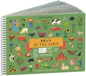 Farm Animal Stickers + Coloring Book (500+ Animal Stickers for Kids & 12 Coloring Pages)- Side by Side Sticker Activity Book - Fun Sticker Books - Boys & Girls Ages 2-4 4-8, 8-10