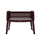 SnuzPod Studio Next to Me Crib - Portable, Lightweight Baby Bed with Zip-Down Wall, 3D Breathable Mattress and 6 Height Settings - Ideal Home and Travel Cot with Wheels, Rome