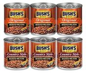 Bush's Best 3 Original Baked Beans, 3 Country Style Baked Beans, 8.3 Oz Variety Pack, 1 CT