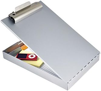 Saunders Recycled Aluminum Redi-Rite Storage Clipboard 8.5 x 14 Inches Aluminum, Gray