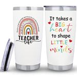 Merclix Teacher Mug 20Oz Best Teacher Gifts for Women Birthday Thank You Teacher Gifts Teacher Leaving Gifts for Men Gifts for Teachers from Students Teacher Christmas Gifts