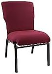 Flash Furniture Advantage Maroon Discount Church Chair - 21 in. Wide