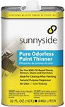 Sunnyside 70532 Pure Odorless Paint Thinner, Quart