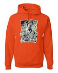 Wild Bobby El Patron Escobar Narcos Pablo Escobar Cocaine Money Pop Culture Unisex Graphic Hoodie Sweatshirt, Orange, XXL