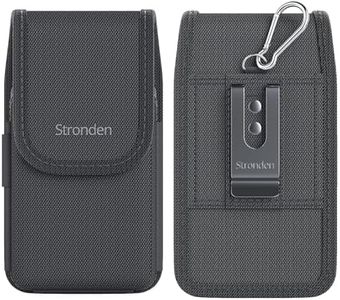 Stronden Heavy Duty Holster for Samsung Galaxy S24, S23, S22, S21, S20, S10 (NOT Plus), Google Pixel 9, 8, 7a, 6a - Military Grade Nylon Rugged Pouch (Fits Otterbox Defender/Battery Case Only)