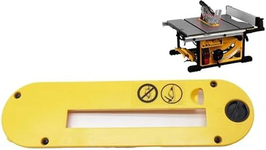 1pcs DWE7402DI Dado ThroatPlate for DeWalt 10-Inch Portable Table Saw DWE7490,DWE7491,DWE7491RS,DWE7492 Versiones Made from Impact-Resistant PC/PBT Blend Material