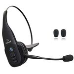 BlueParrott B350-XT Bluetooth Headset Bundle Including Extra Cushions Compatible with Android OS Phone/Tablet and iOS