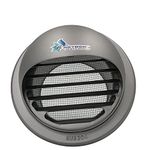 ASTBERG OUTER COWL MATTE POWDER COATED SS304 (200mm/8") Cowl with bird mesh/Chimney Cowl/Exhaust Vent/Inline Duct Ventilation System Accessories/Cowl Cover/Vent Cap (SUS304) Steel