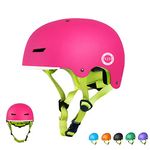 XJD Toddler Helmet Kids Bike Helmet Multi-Sport Cycling Helmet Adjustable Child Helmet Kids Bicycle Helmet Boys Girls Safety Skateboard Skating Scooter Youth Helmet Ages 3-8 Years Old, Pink S