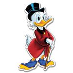 Regalocasila Fridge Magnet Uncle Scrooge Waterproof 2.5 in Glossy Acrylic Fun Comic Character Gift and Decoration Cartoon Theme Magnet Birthday Gifts Kids Girls Boys Gifts