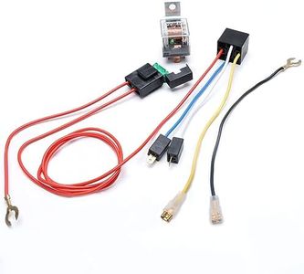 Air Horn Relay Wiring Harness Kit, Universal 12V Wires and Relay for Air Horn Car/Truck/Vehicle-Single Horn Wiring Harness