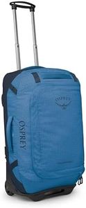 Osprey Transporter 60L Wheeled Travel Duffel Bag, Blue Flame/Nocturnal Blue, Blue Flame/Nocturnal Blue, Wheeled Duffel Bag