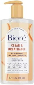 Bioré Witch Hazel Pore Clarifying Acne Face Wash, Exfoliating Facial Cleanser, 2% Salicylic Acid Acne Treatment for Acne Prone, Oily Skin, 6.77 Ounce