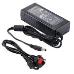 15V 5A Power Supply Adapter - Universal AC 100-240V to DC 15V 75W Power Transformer 5.5x2.5mm 15V5A Compatible with 15 Volt 4.8A for Photo Studio Ring Light