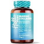 Marine Collagen Capsules - 1855mg - 120 Capsules - Enriched with Hyaluronic Acid & Vitamins C & E - - Capsules Not Collagen Tablets – Healthy Skin, Immune System & Joints