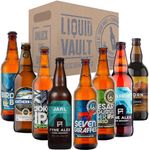 Liquid Vault Scottish Real Ales Mixed Pack - 8 Bottles, 5% ABV - Premium Real Ales from Scotland - Including Fyne, Broughton, Spey Valley, Arran, Williams Bros, Inveralmond