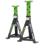 Sealey AS3G Axle Stands (Pair) 3tonne Capacity per Stand - Green