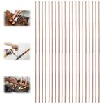 Copper Welding Rod, 9.8In Phosphor Copper Hot Brazing Rods Tig Welding Equipment Arc Welding Rods Welder Consumables for Air Conditioner Refrigerators